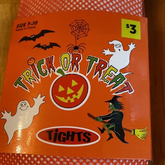 Trick or Treat tights size 7-10 new - Picture 2 of 5